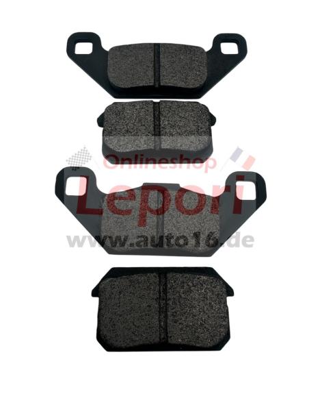 Satz Bremsklötze hinten Ligier, Microcar, Chatenet - neue Version - Zulieferer